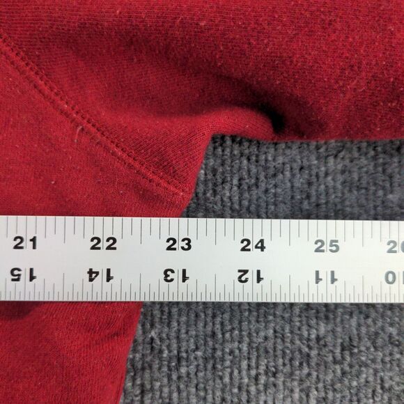 Lifted Research Group Sweatshirt Mens Size L Red Graphic Logo Pullover - Picture 6 of 13